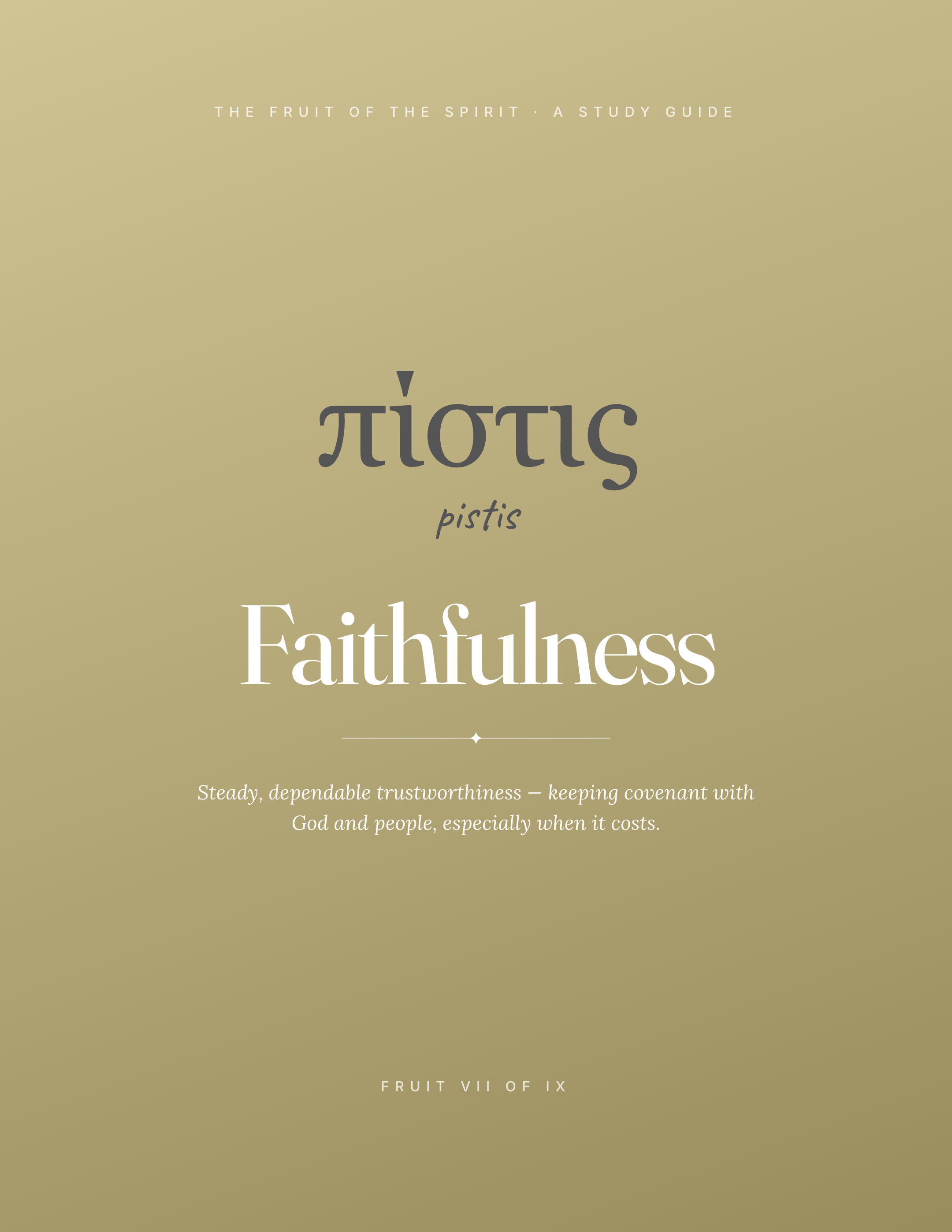 Faithfulness — Refining Studies cover