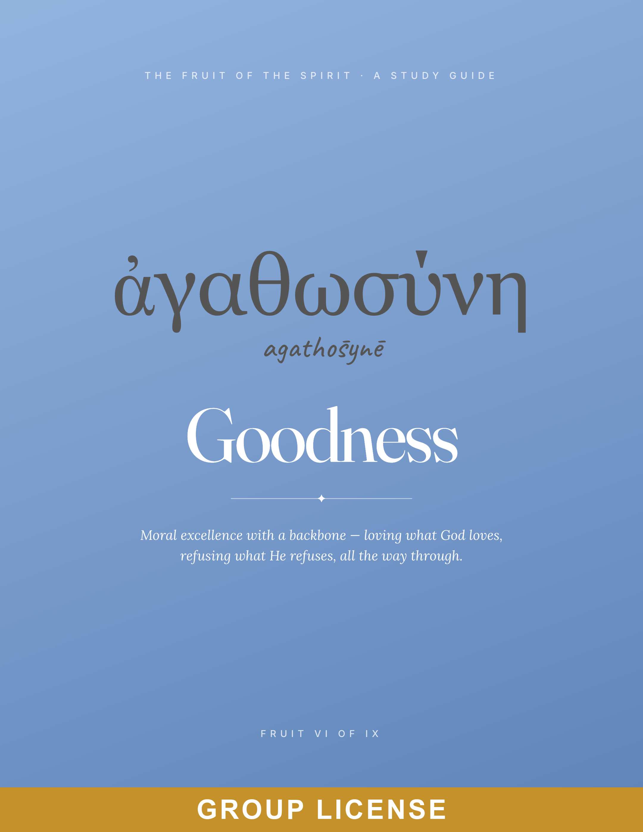 Goodness · Group License — Refining Studies cover
