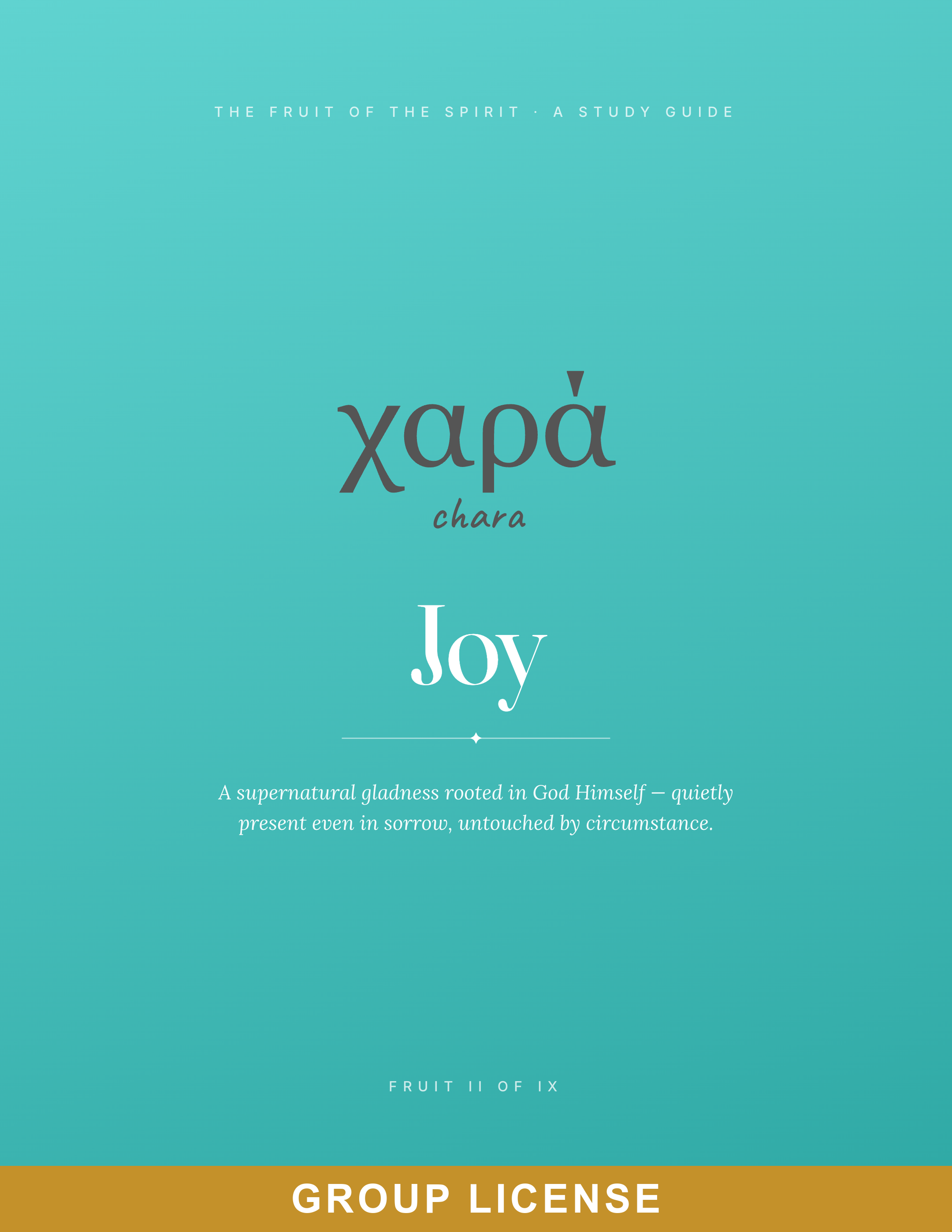 Joy · Group License — Refining Studies cover