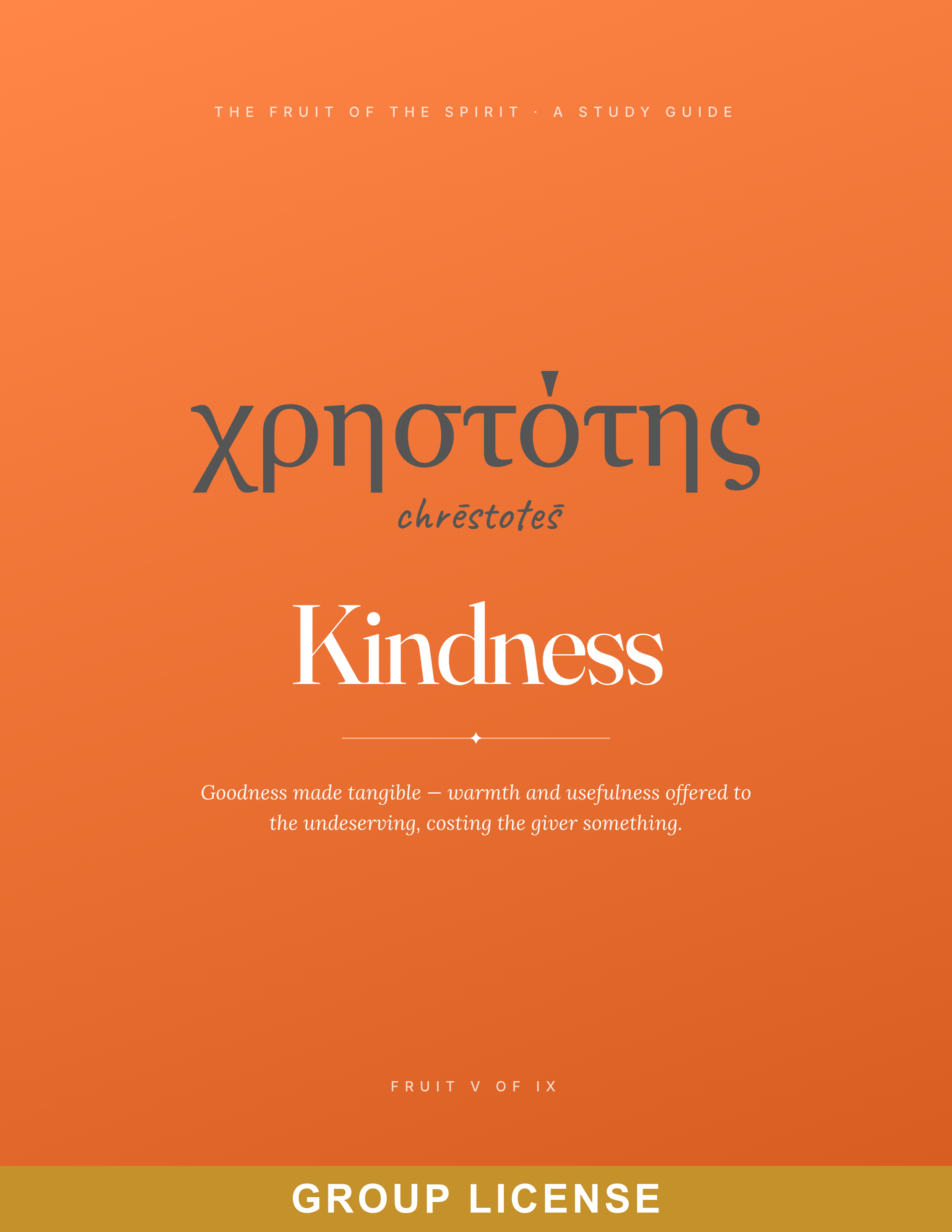 Kindness · Group License cover