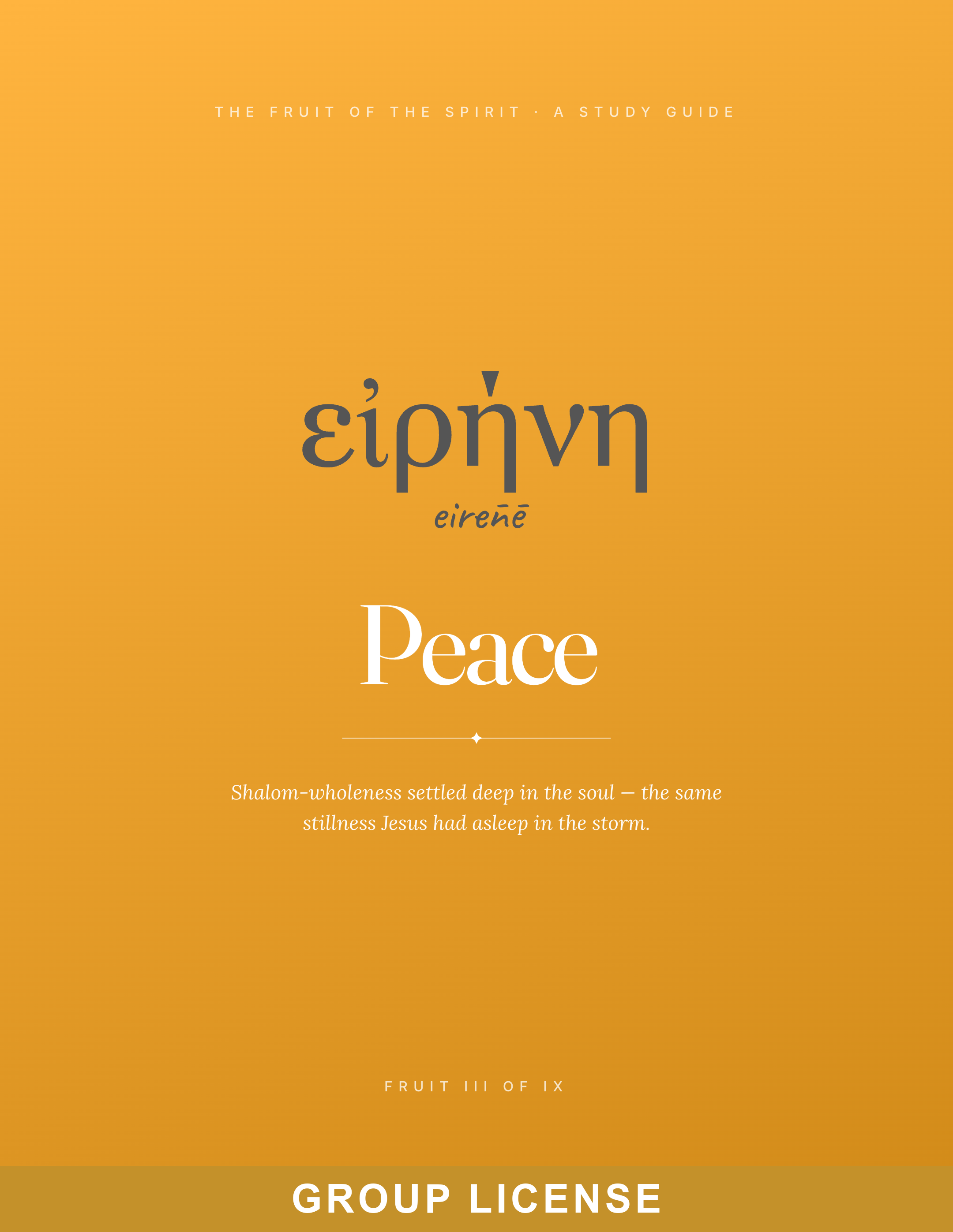 Peace · Group License cover