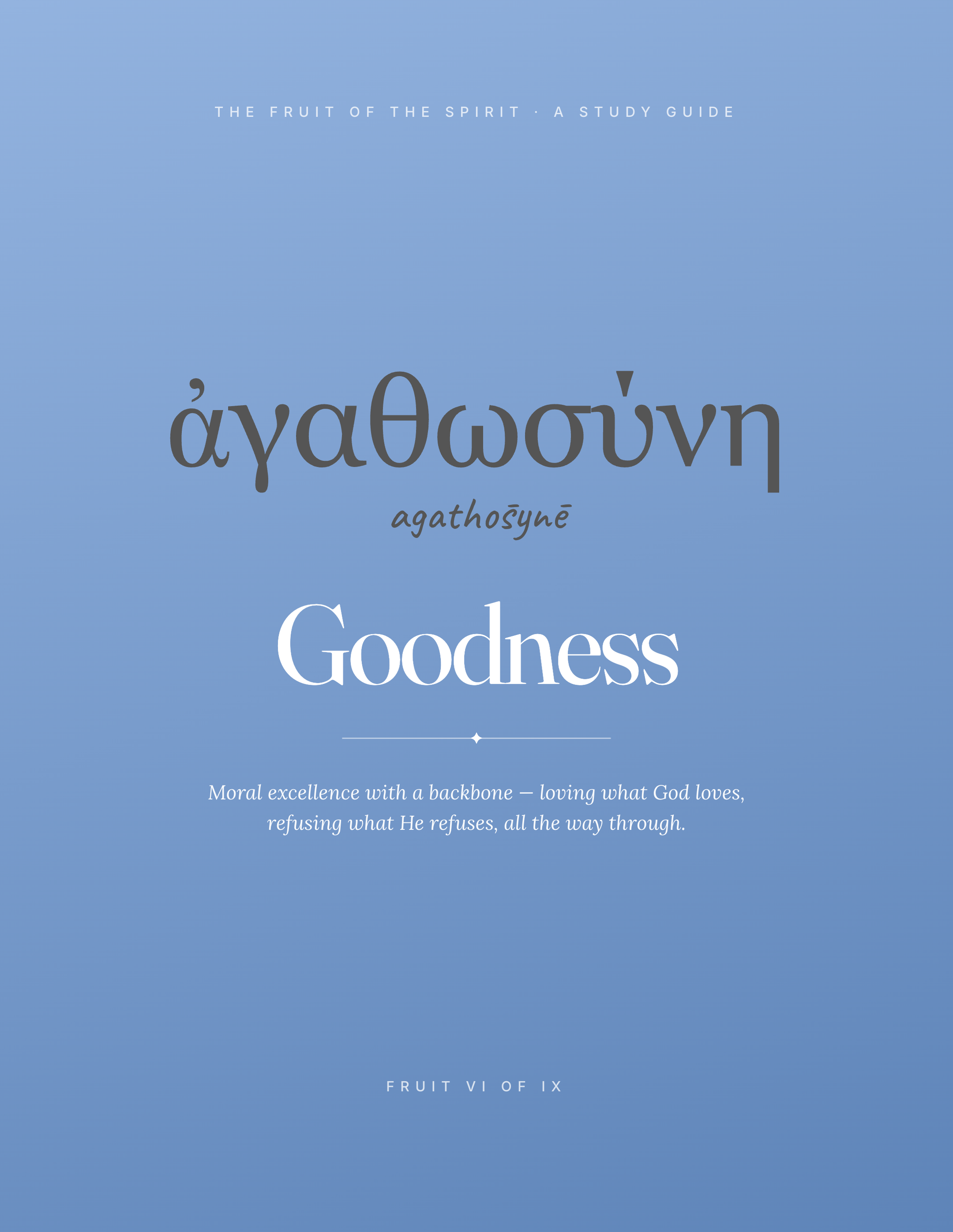 Goodness — Refining Studies cover