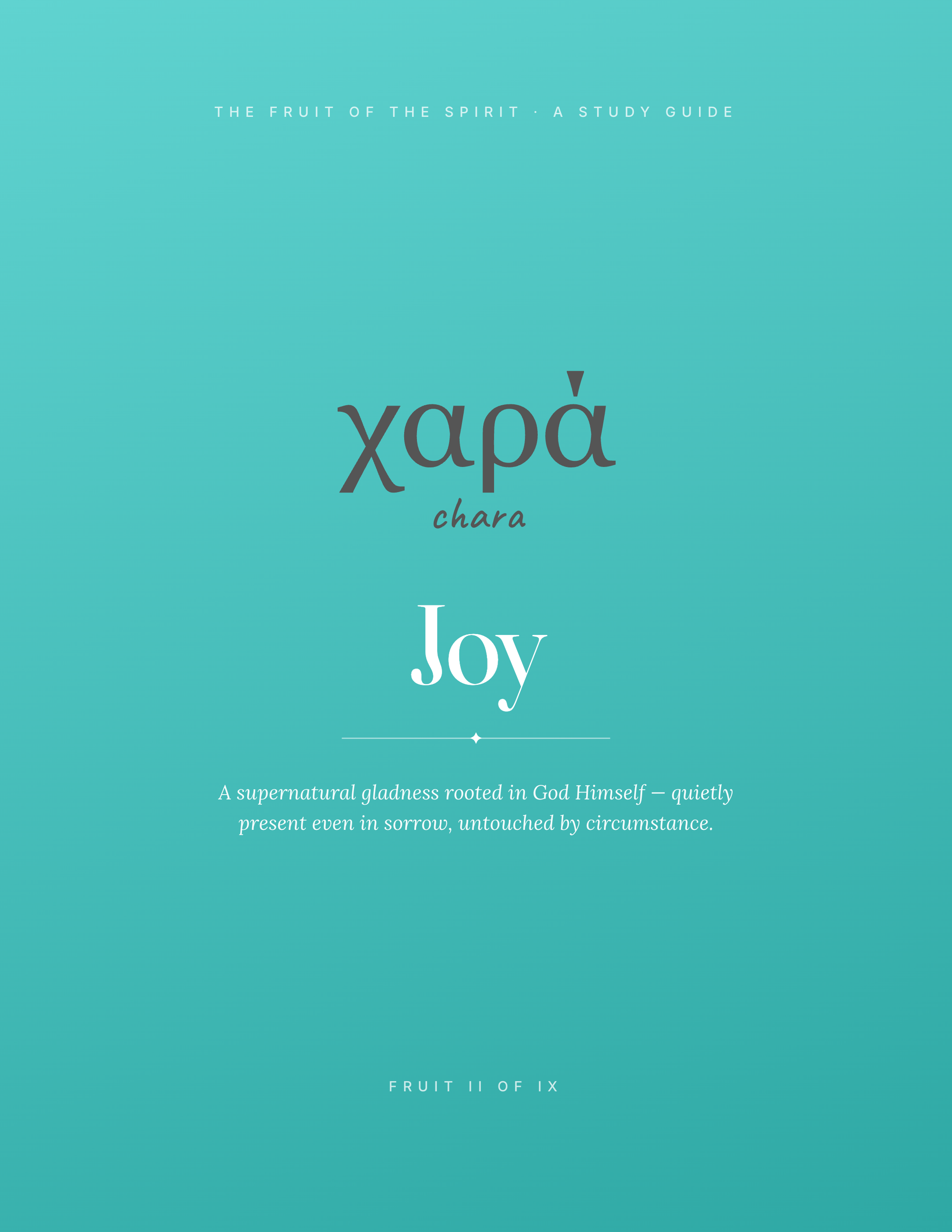 Joy — Refining Studies cover